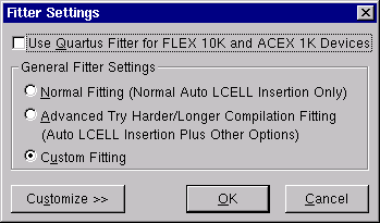 Fitter Setting